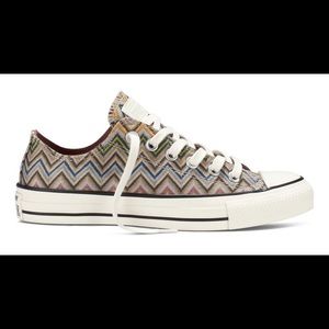 Missoni x Converse Zigzag Geometric Lowtops